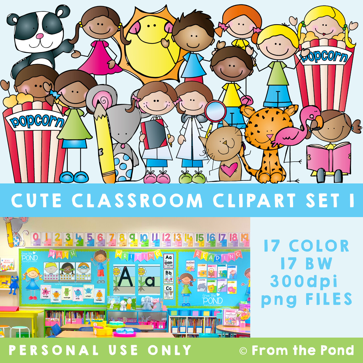 Cute Classroom Clipart