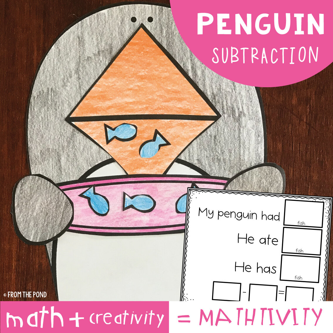 Penguin Subtraction Craft