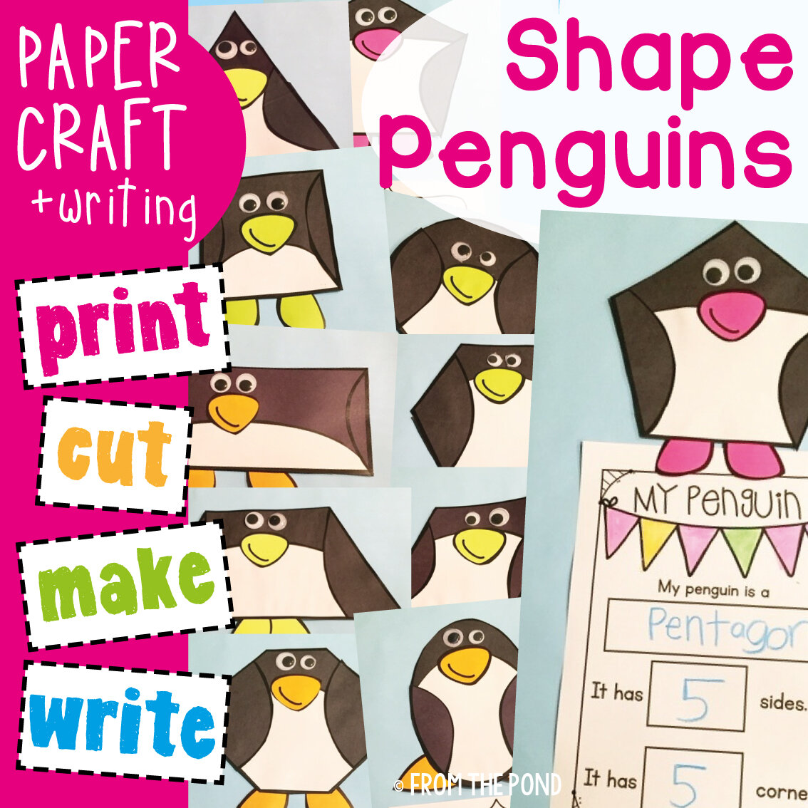 Penguin Shape Craft