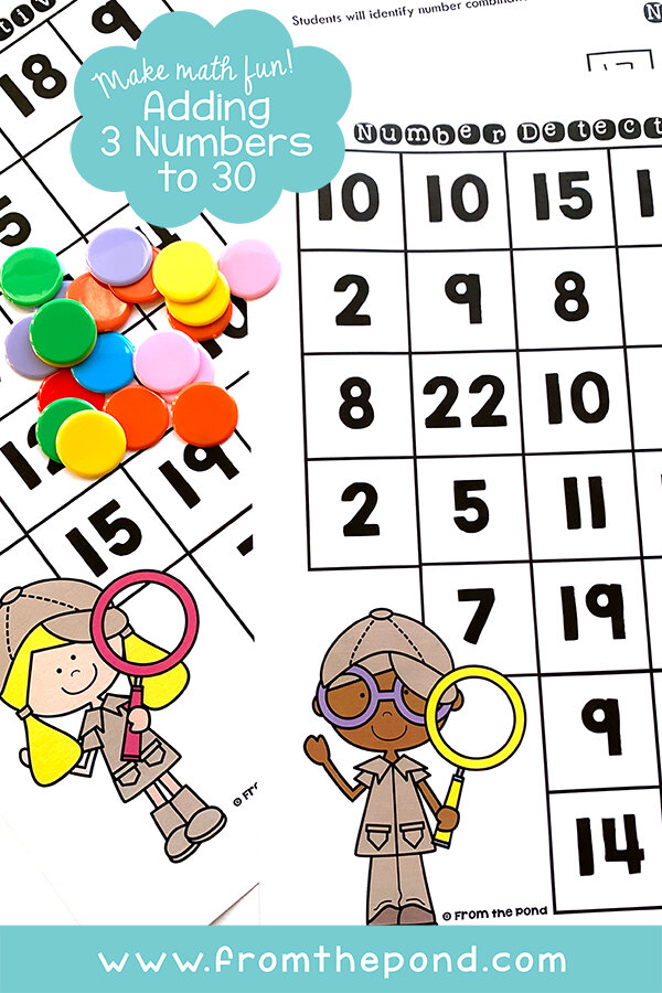 Number Detective Addition Game