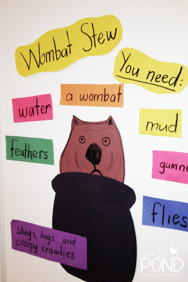 Wombat Stew Lesson