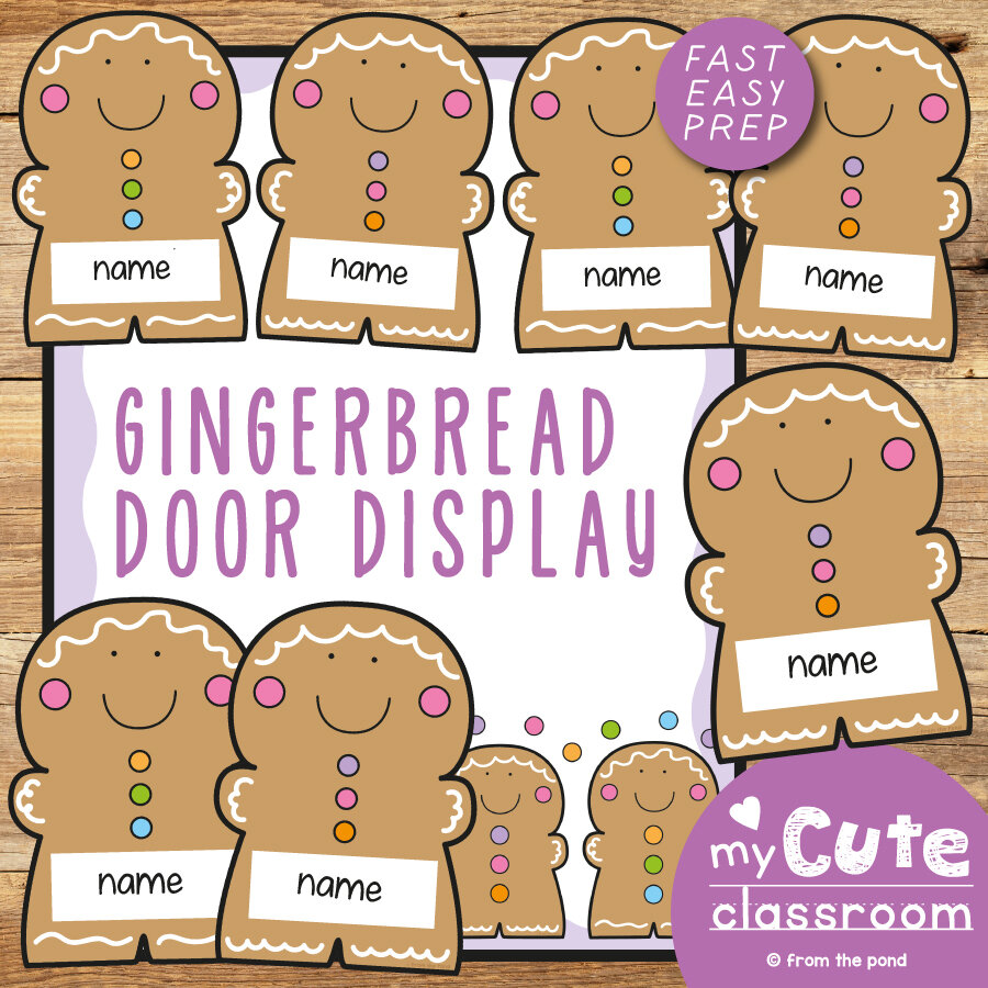 Gingerbread Man Door Display