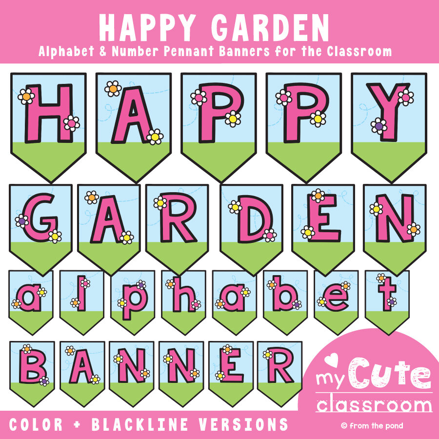 Printable Large Alphabet Letters for Banners, Posters & Bulletin Boards
