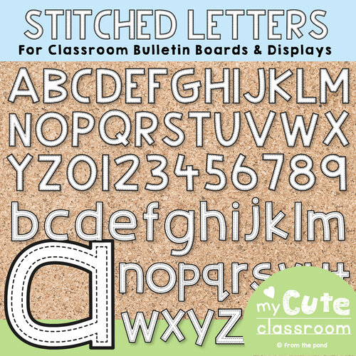 Alphabet Bulletin Board Letter Cutouts for Classroom (146 Pieces) –  BrightCreationsOfficial