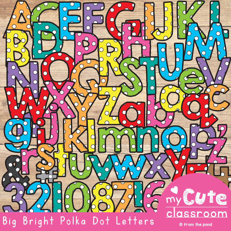 Bulletin board letters for the classroom - just print and display