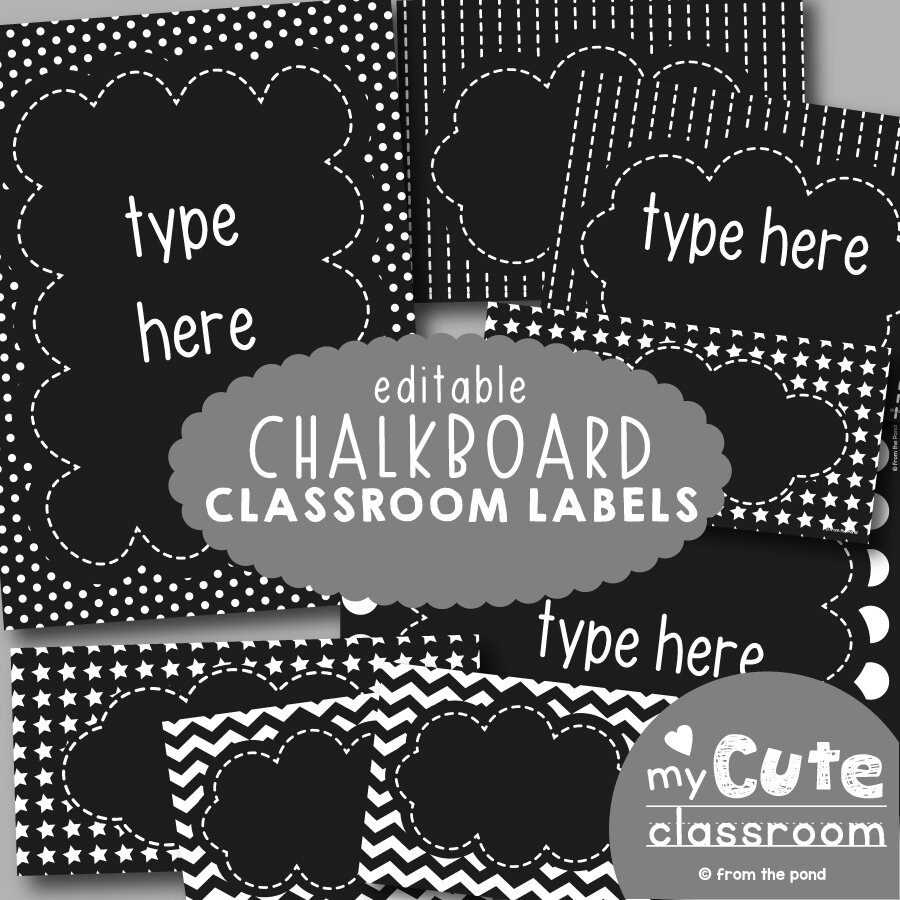 Classroom Labels To Organize Your Classroom Equipment From The Pond Classroom Labels To Organize Your Classroom Equipment From The Pond