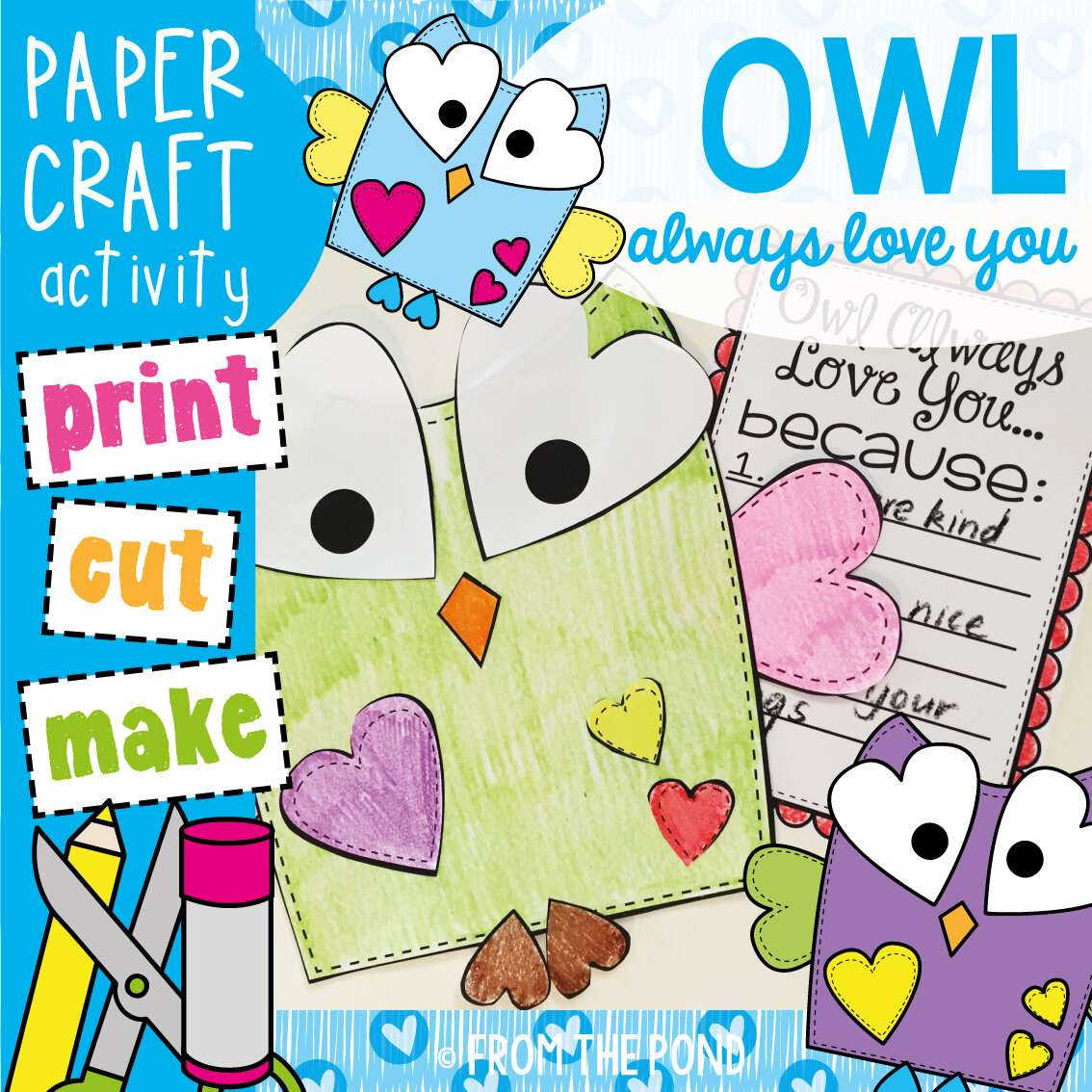 Heart Owl Craft