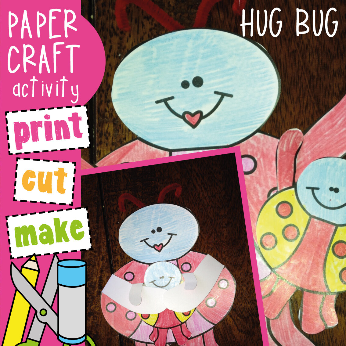 Hug Bug Craft - free