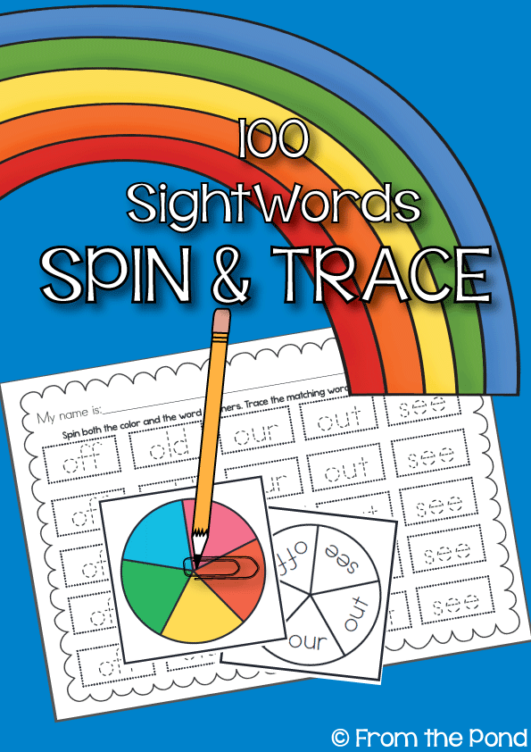 Sight Word Rainbow Write