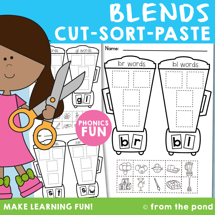 Blends Cut Paste Sort