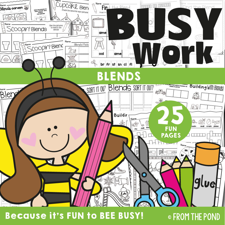 Blends Busy Work