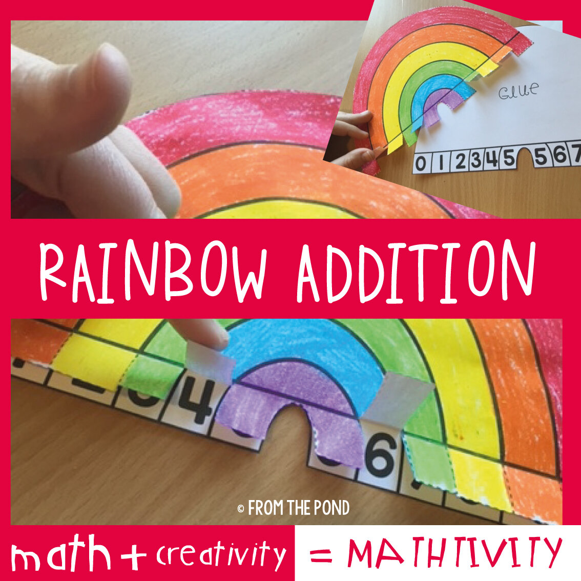 Rainbow Addition to 10 Craft