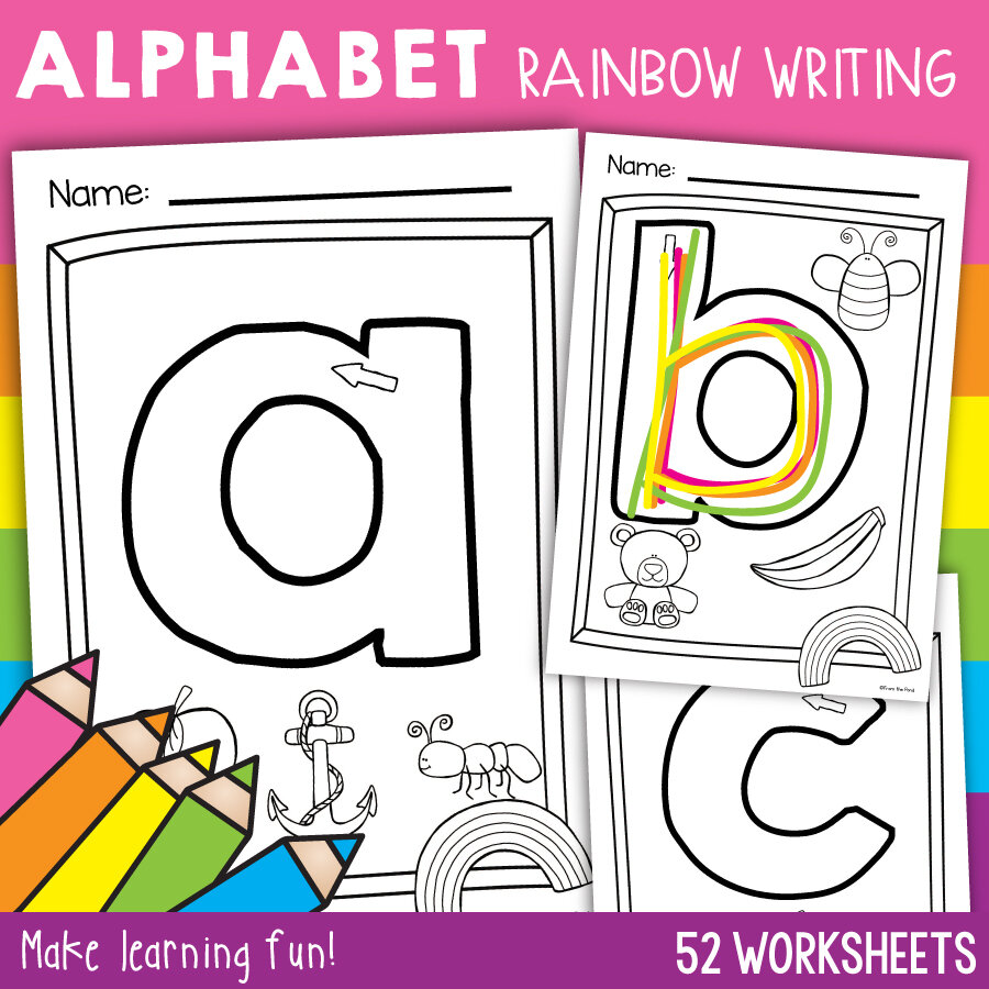 Alphabet Rainbow Writing 
