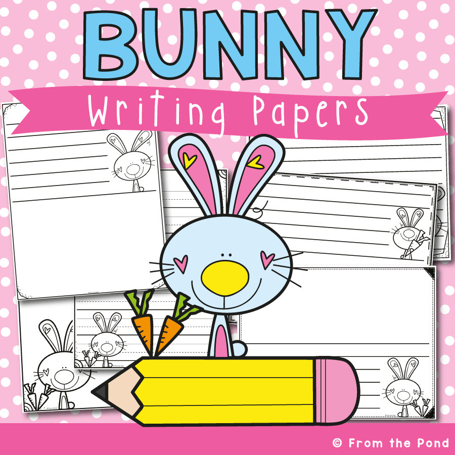 Bunny Writing Papers