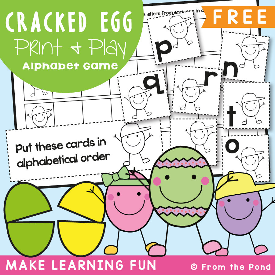 Cracked Egg Alphabet Game