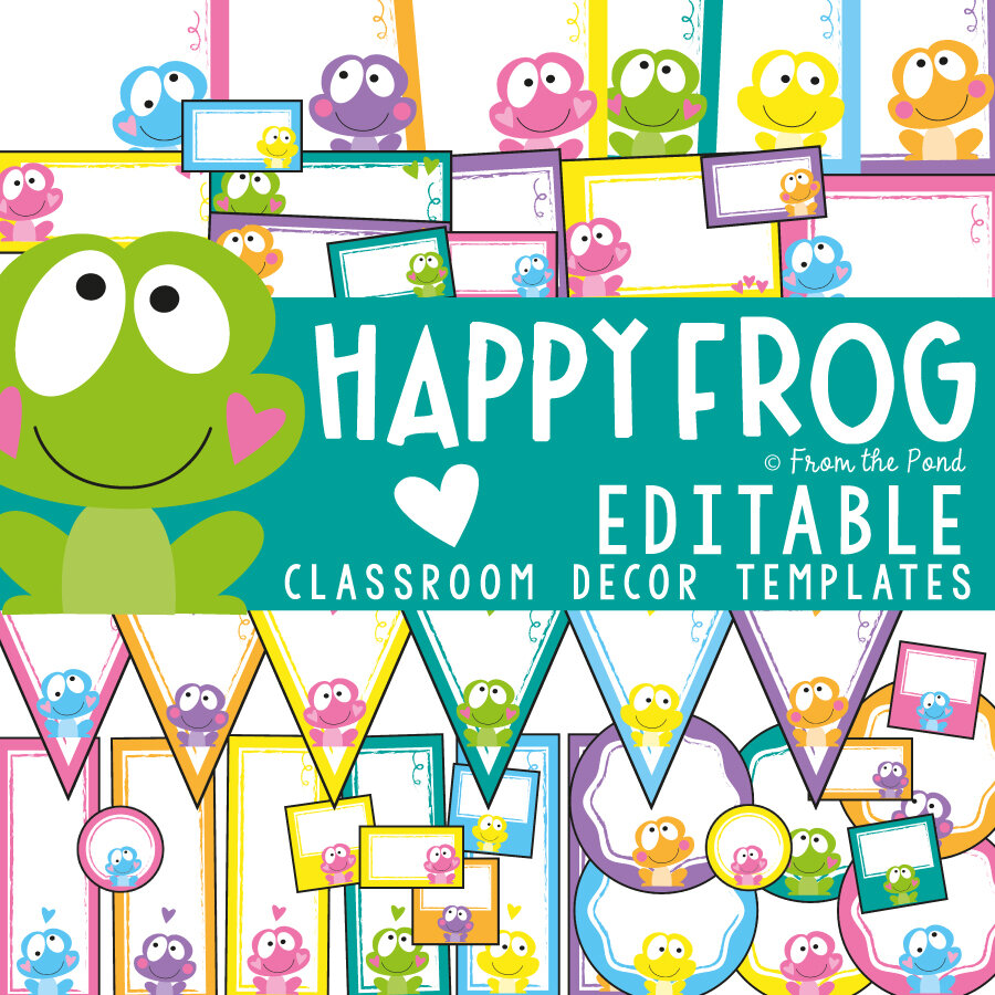 Frog Classroom Decor