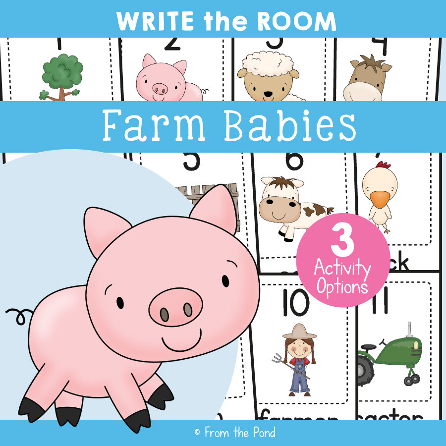Farm Babies Write the Room