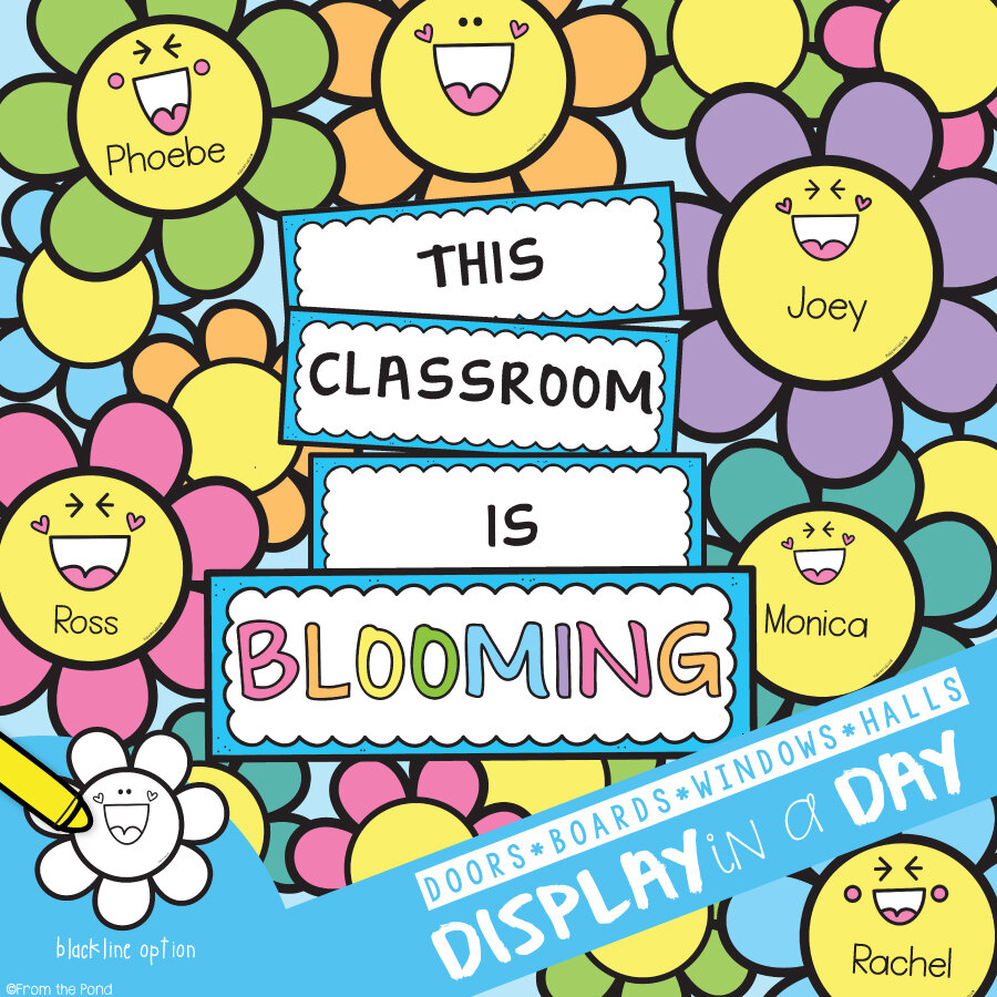 Flower Classroom Door