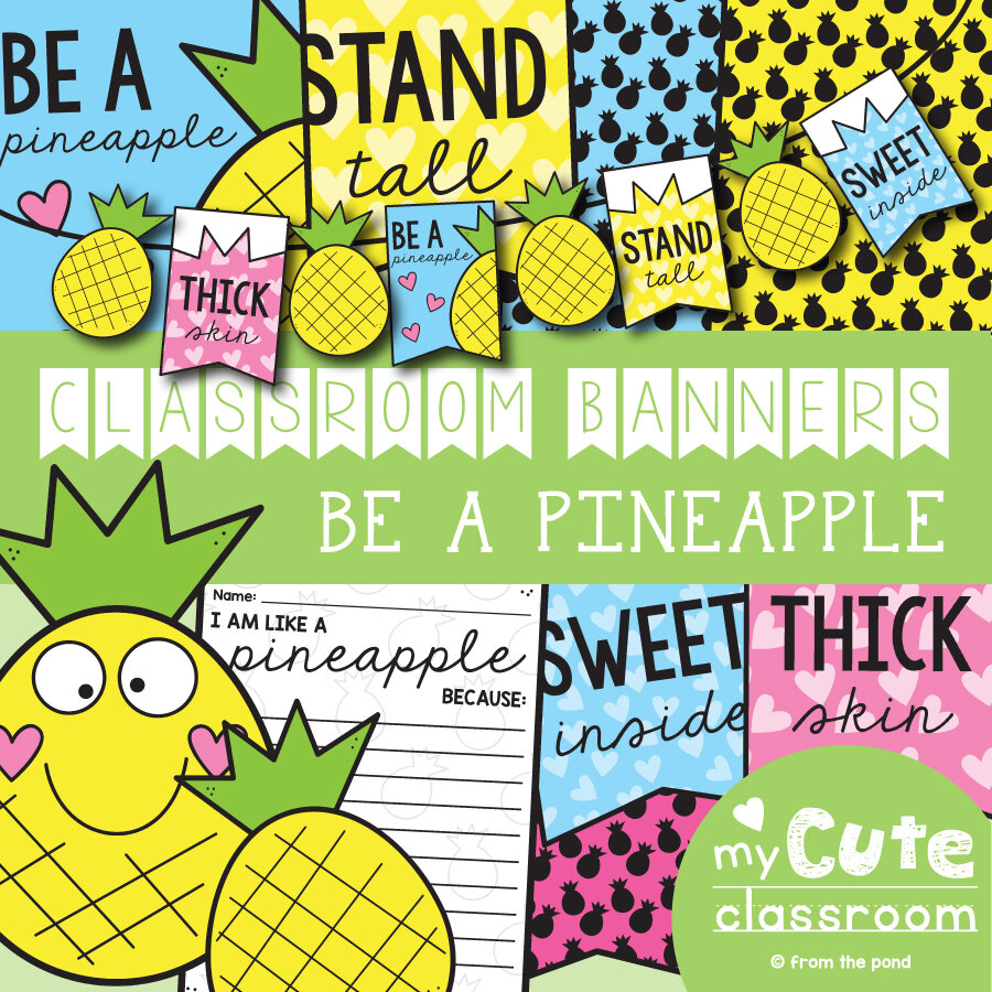 Pineapple Classroom Banner