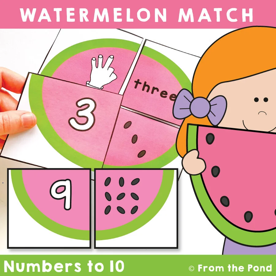 Number Match Cards