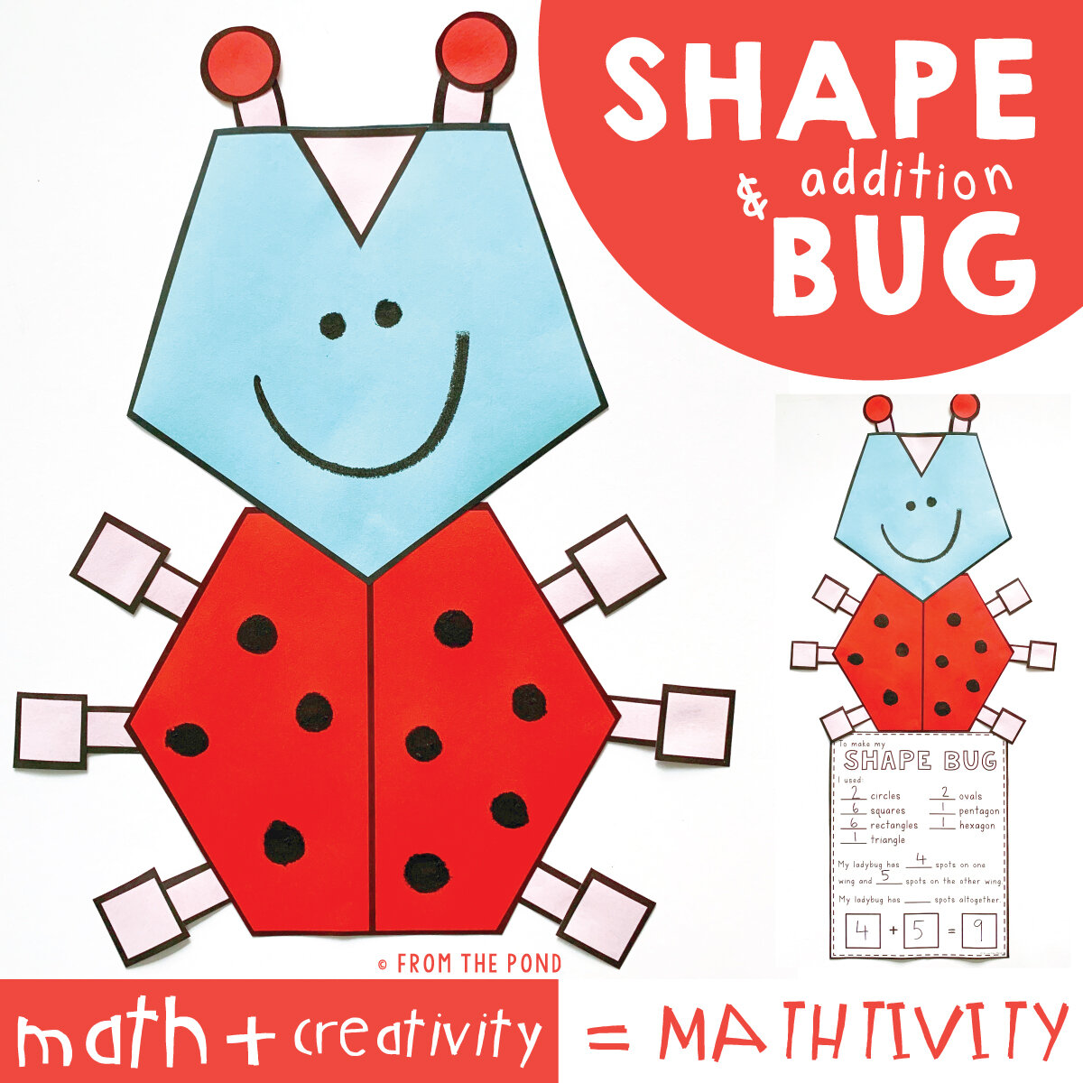 Ladybug Shape Craft