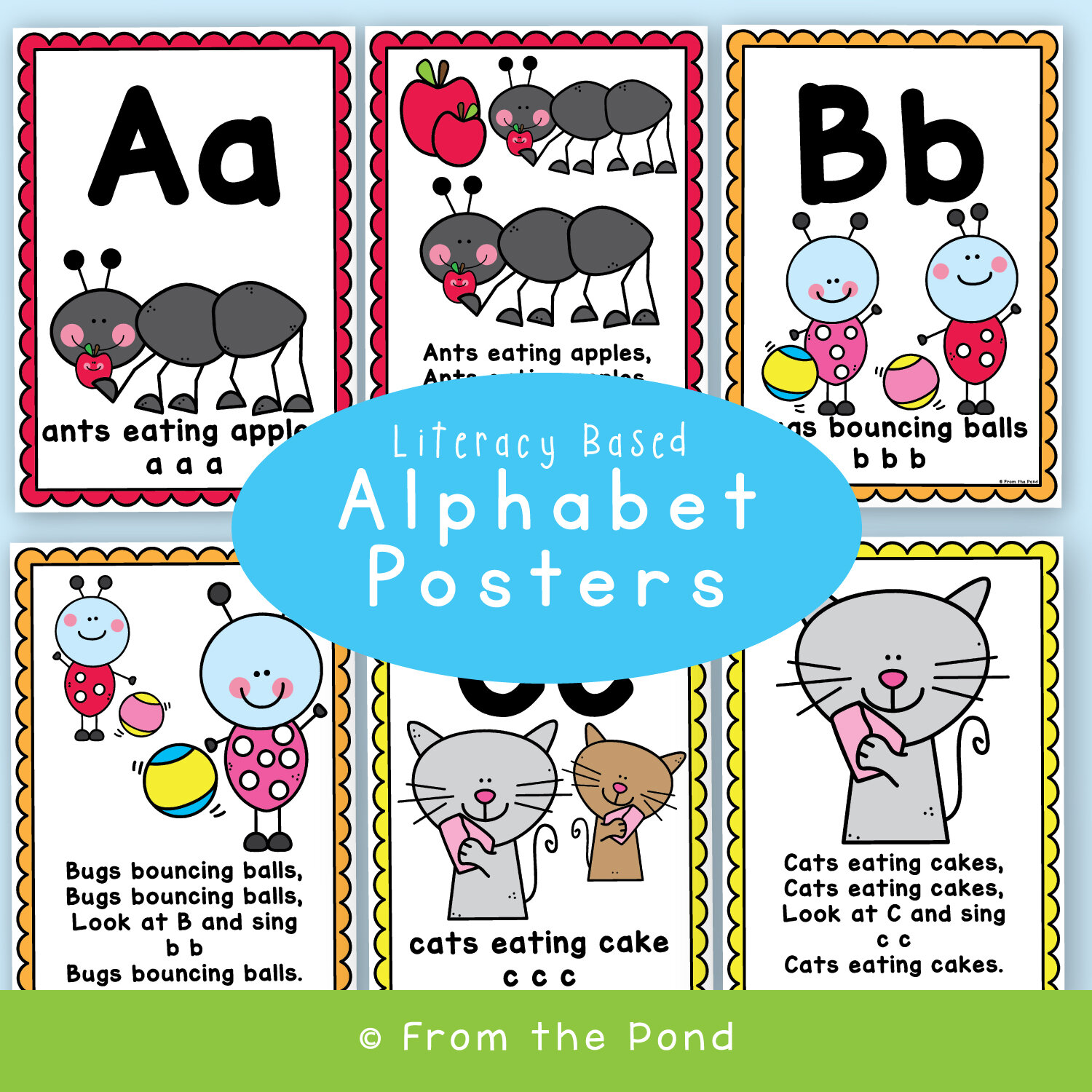 Song Based Alphabet Posters