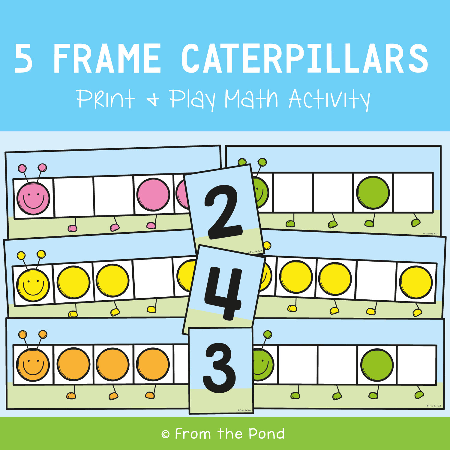 Five Frame Activity Cards