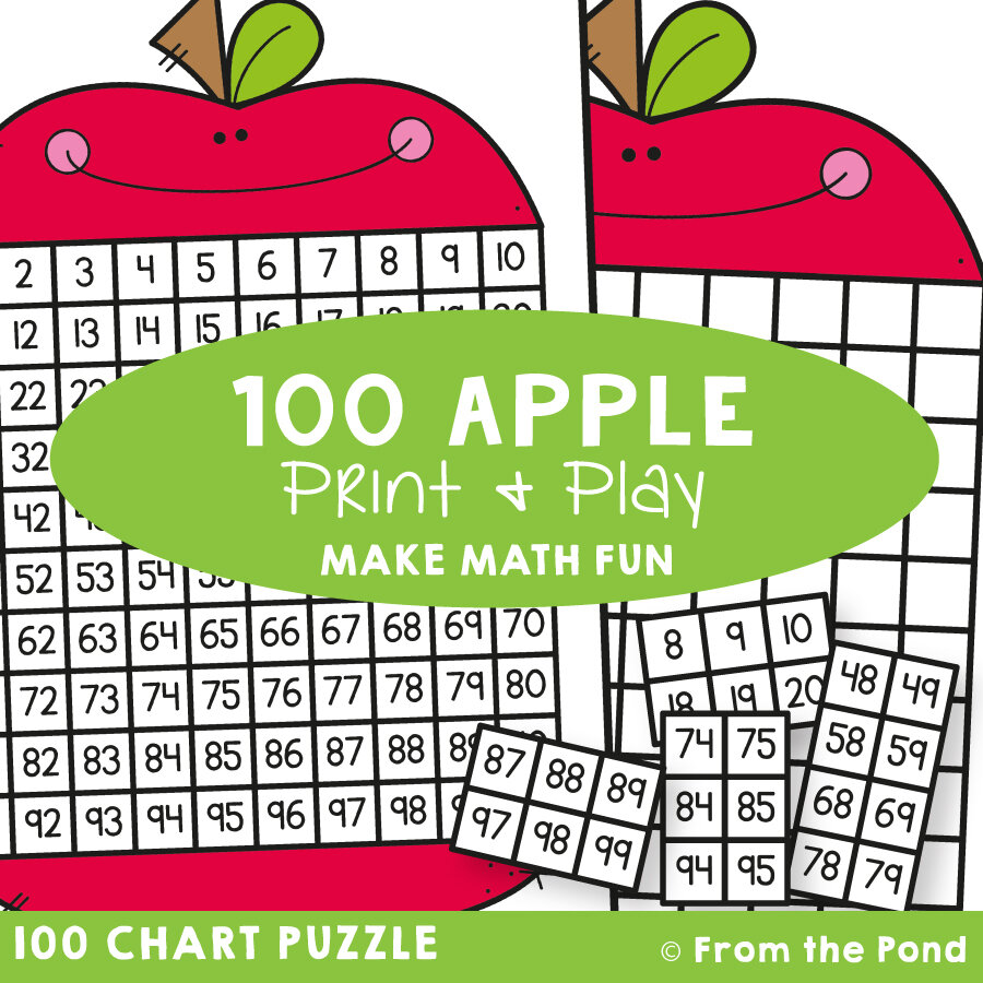 Apple 100 Chart Puzzle