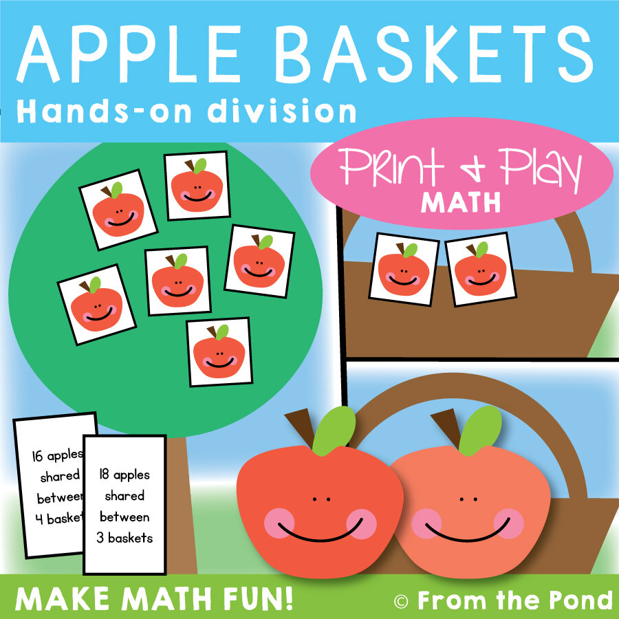 Apple Division Math Game