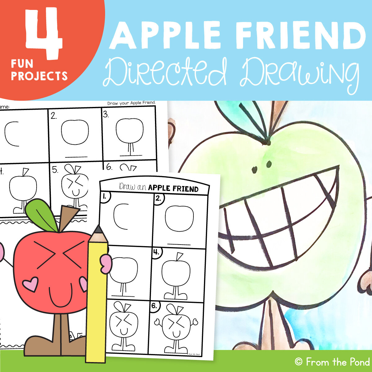 Apple Directed Drawing
