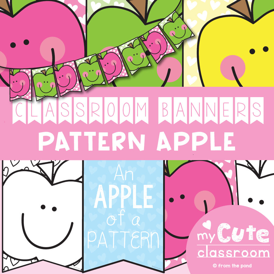 Apple Pattern Banner