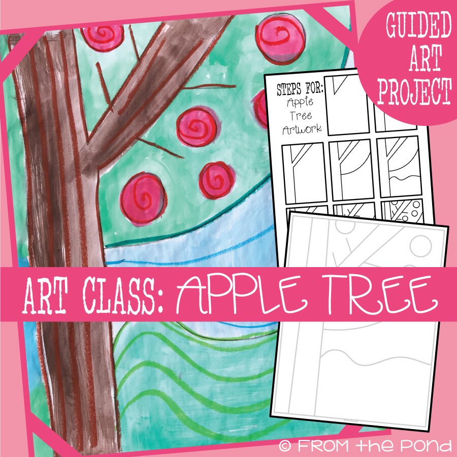 Apple Tree Art Lesson