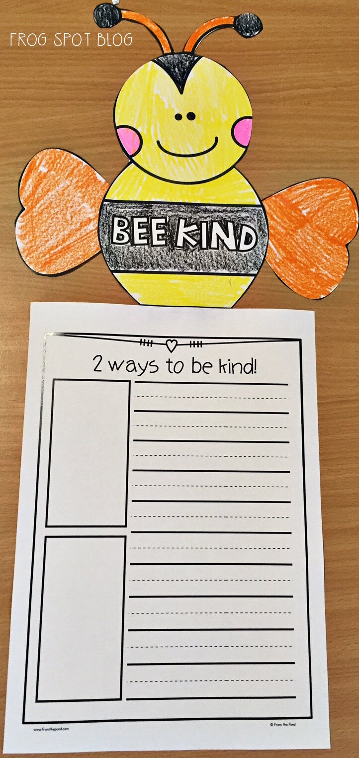 Bee Kind Writing - free