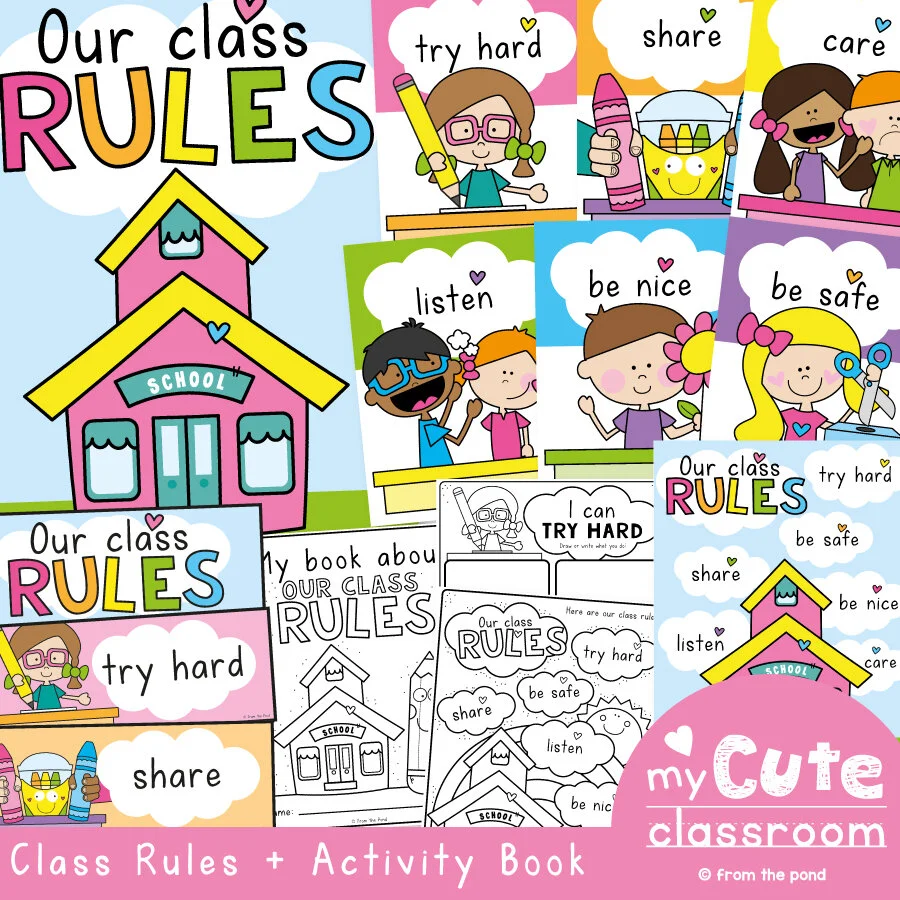 Classroom Rules Posters