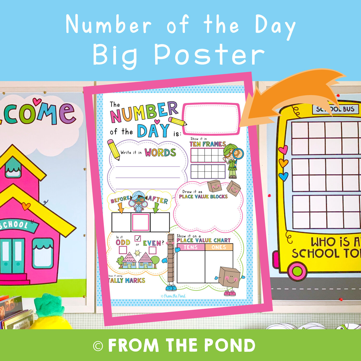 Number of the Day Wall Chart