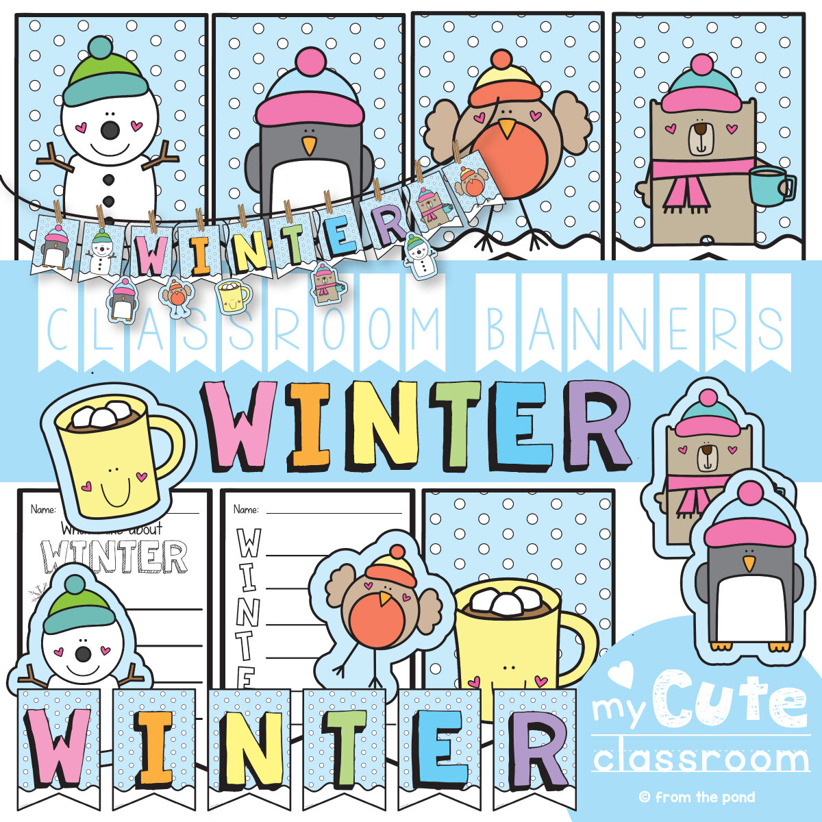Winter Classroom Banner