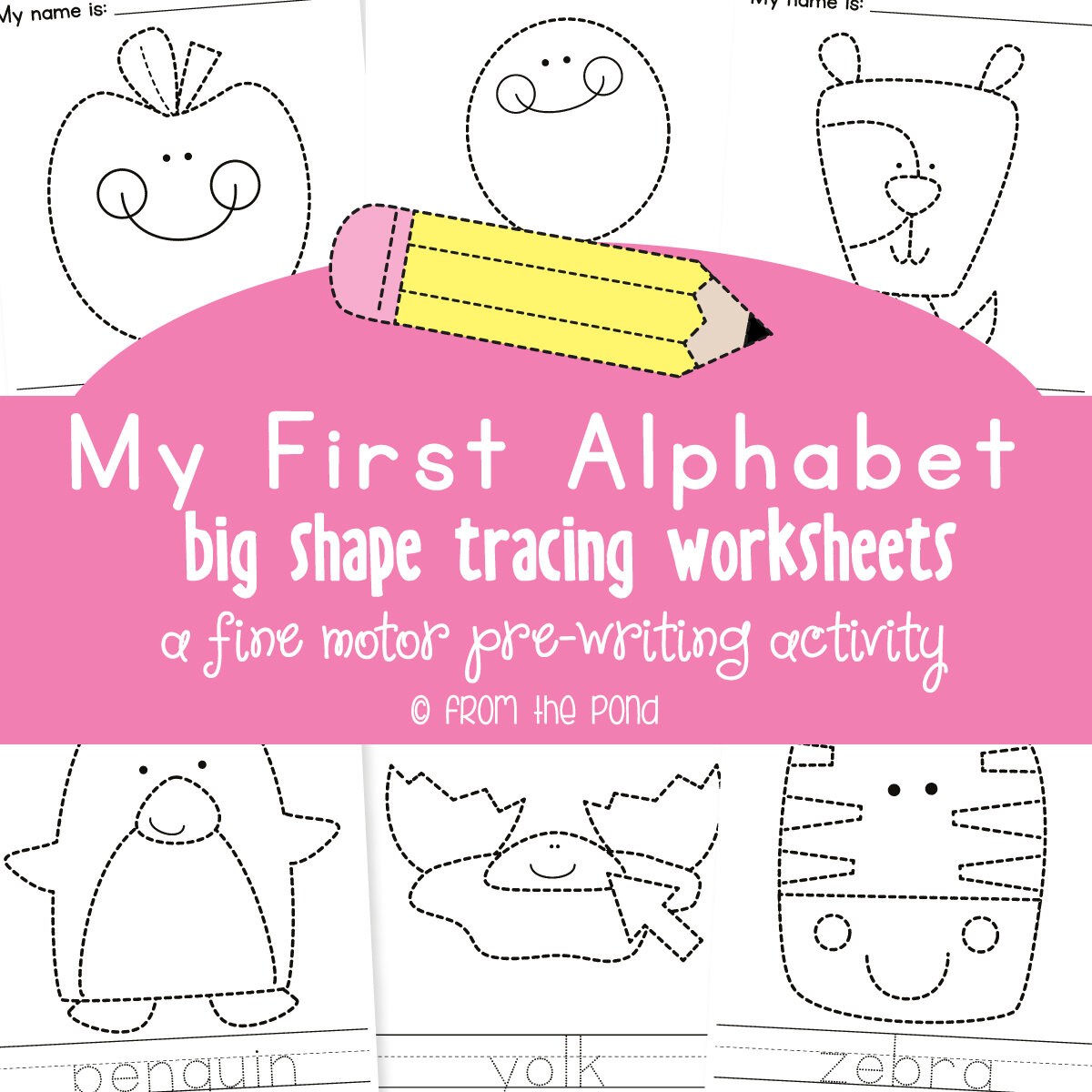 Alphabet Tracing Pages
