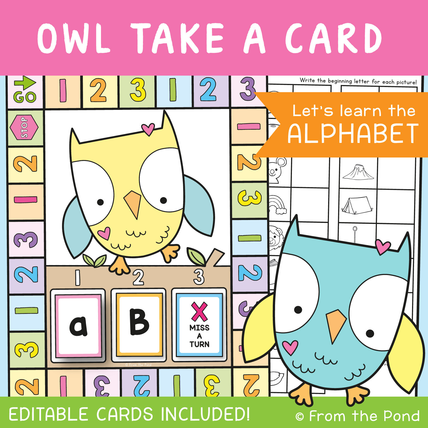 Owl Alphabet Game
