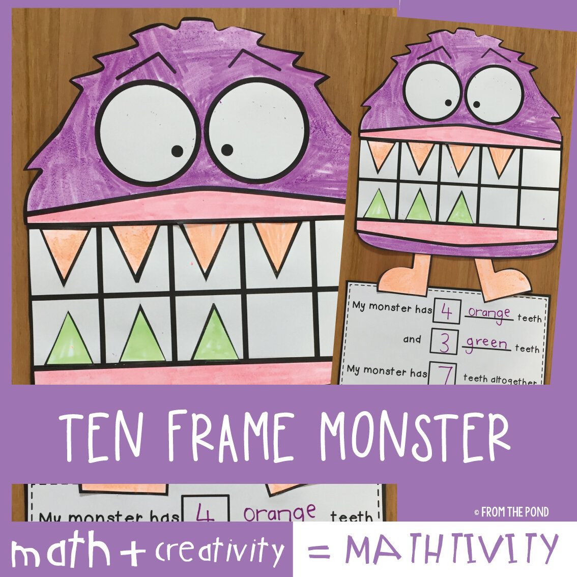Ten Frame Monster Craft