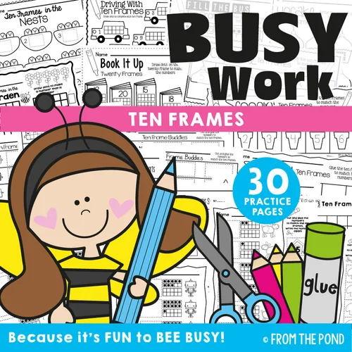 Ten Frame Activities — From the Pond
