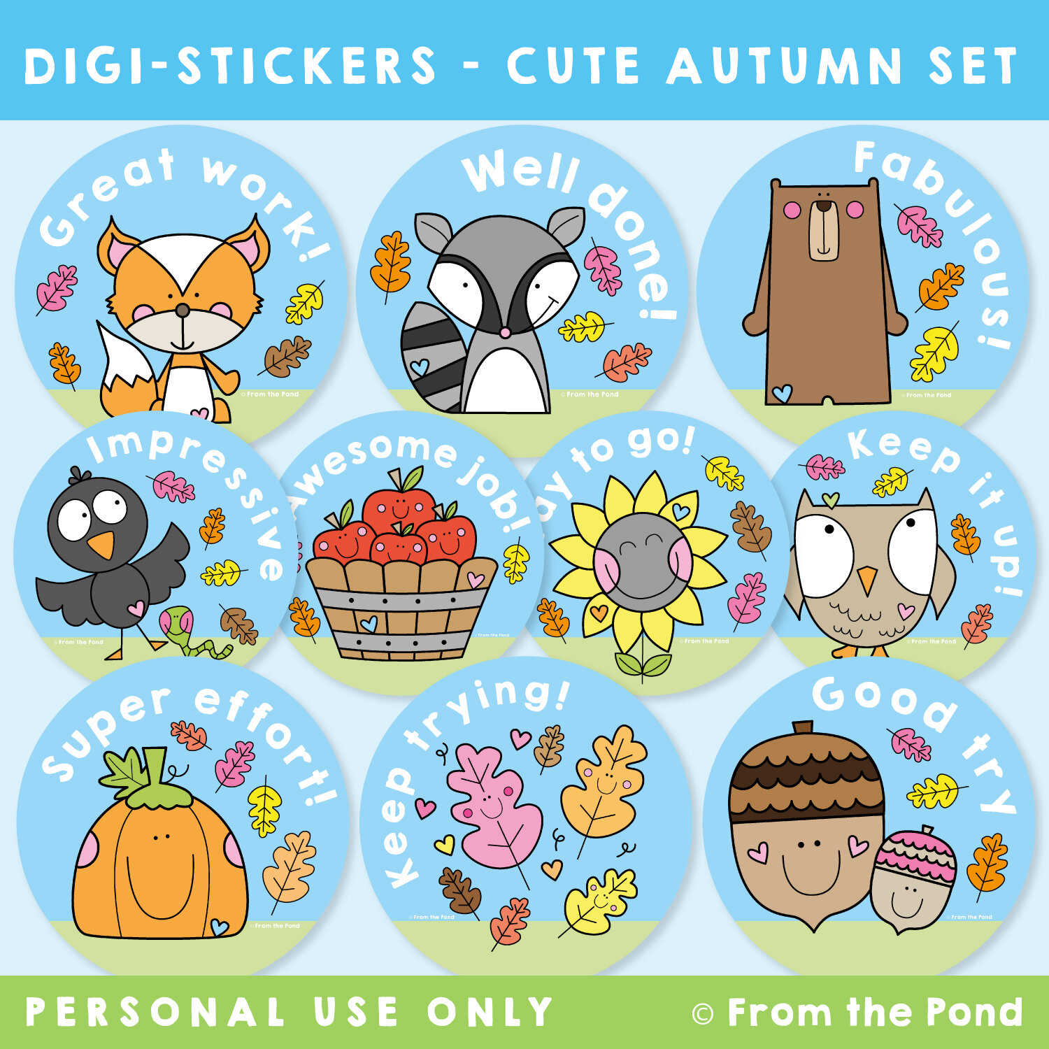 Autumn Stickers