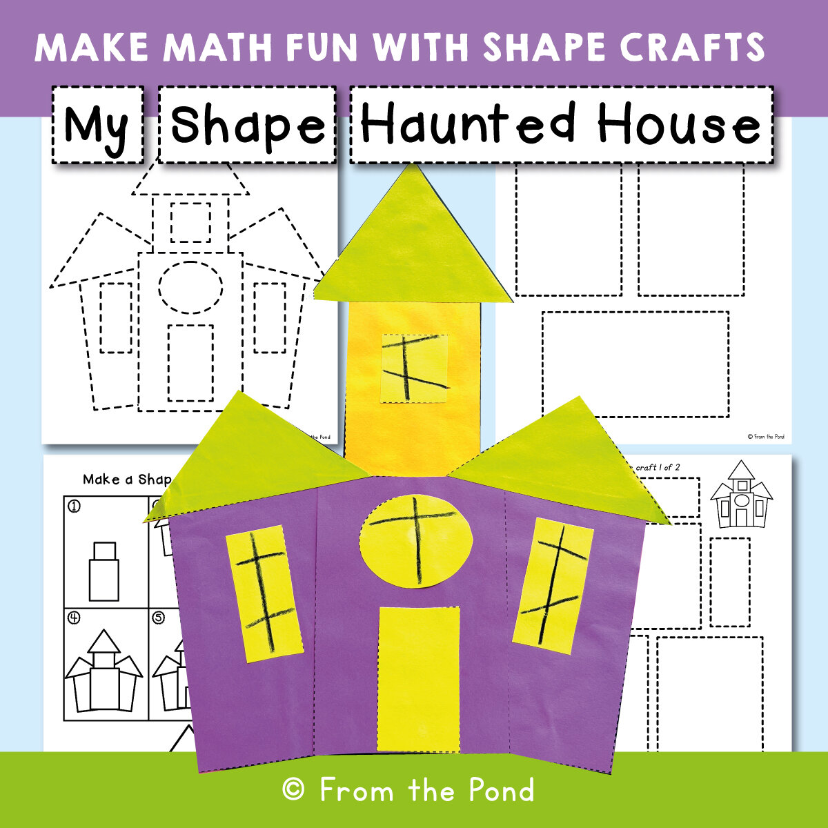 Haunted House Shape Craft