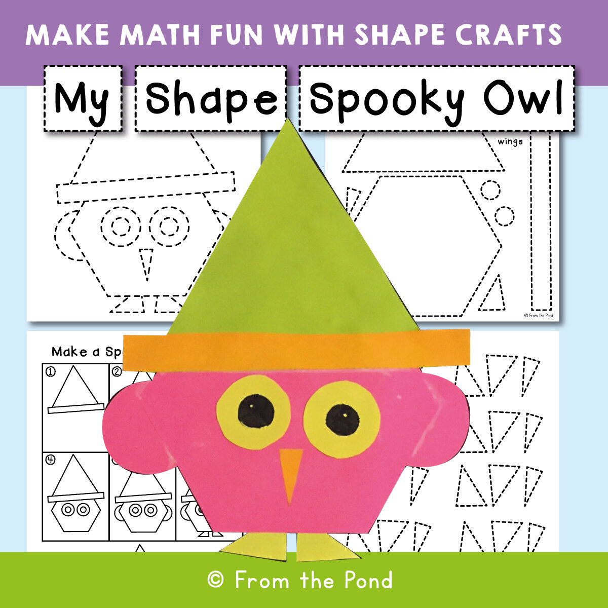 Spooky Owl Shape Craft