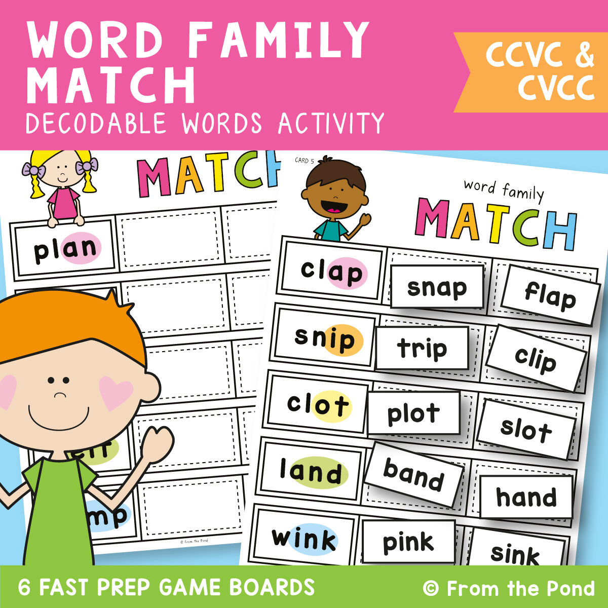 Word Families with Blends