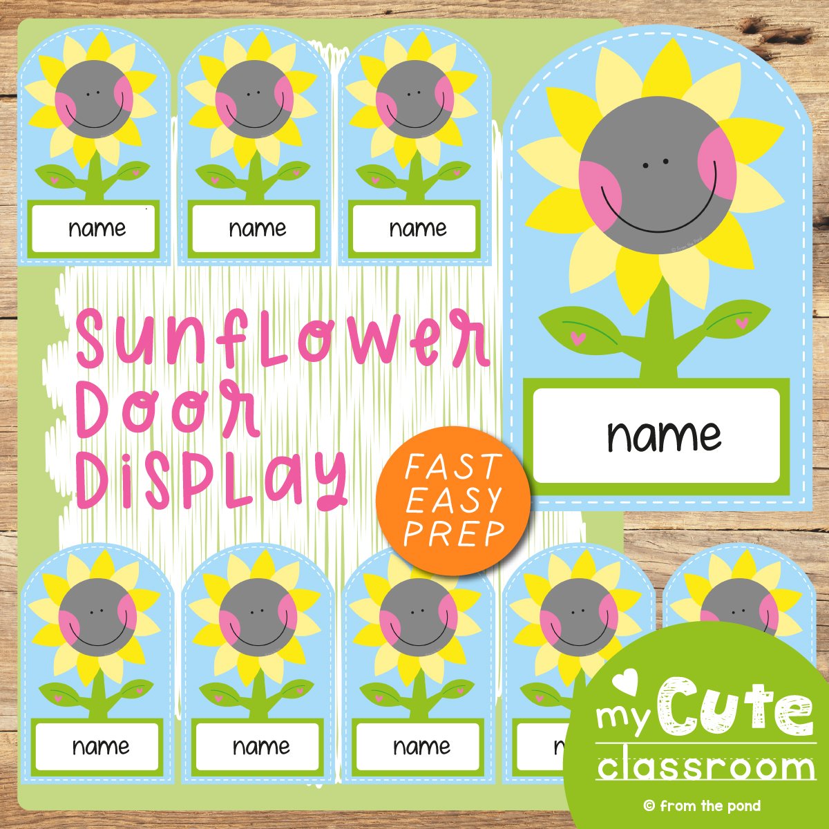 Sunflower Door Display