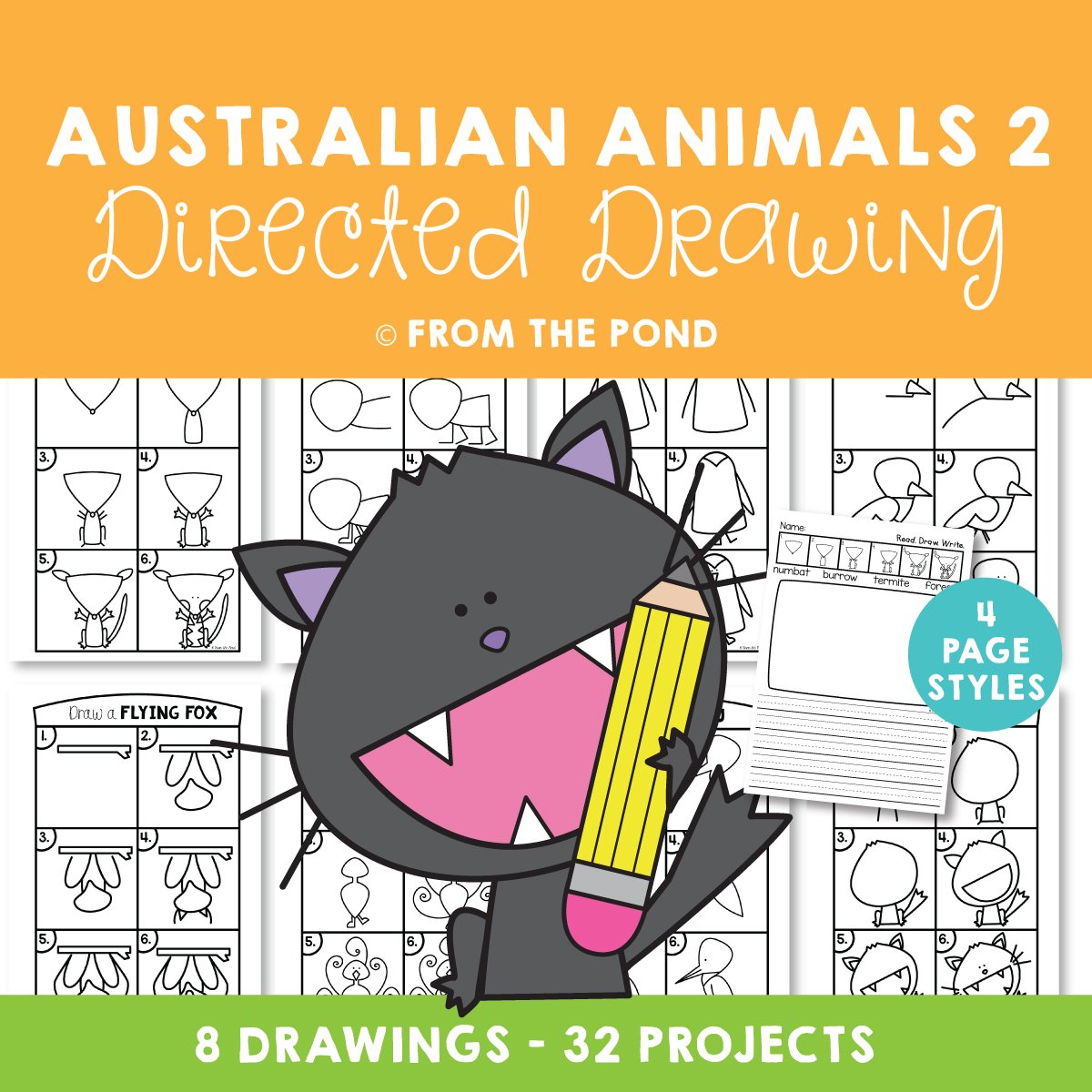 Australian Animal Drawings
