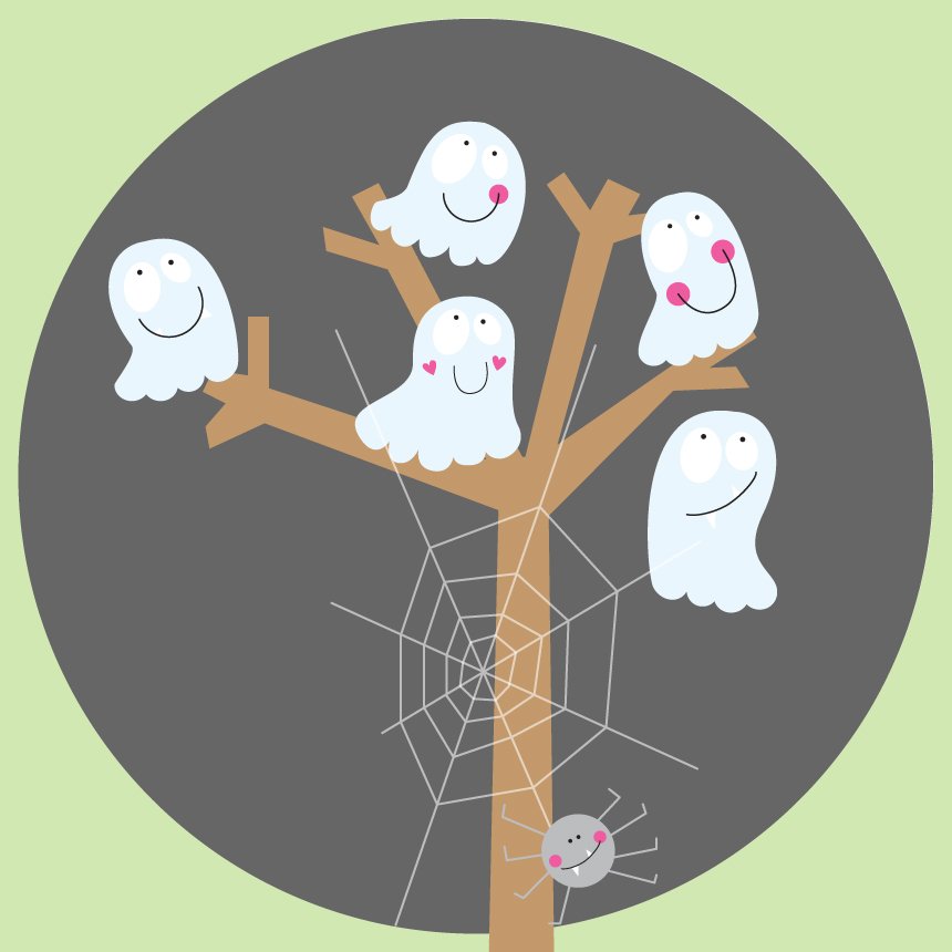 5 Little Ghosts