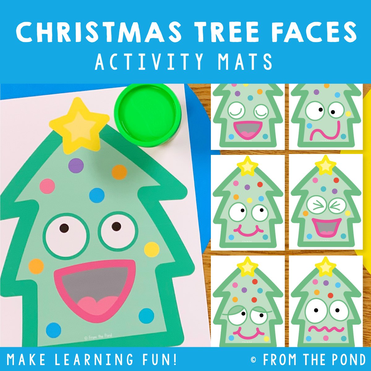 Christmas Tree Faces