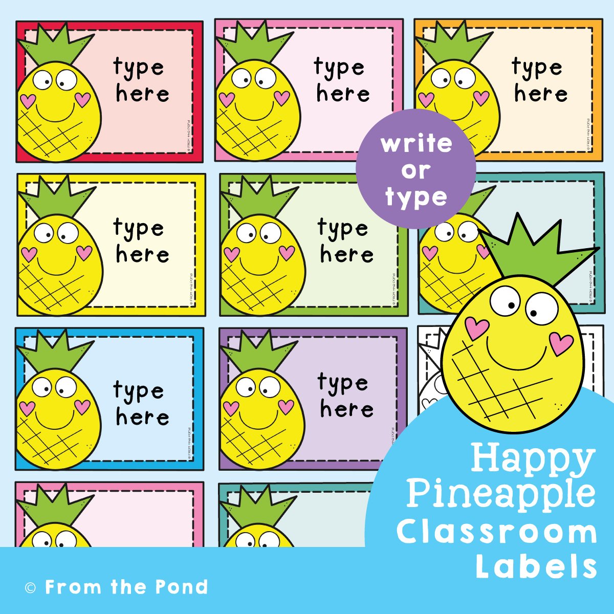 Pineapple Labels