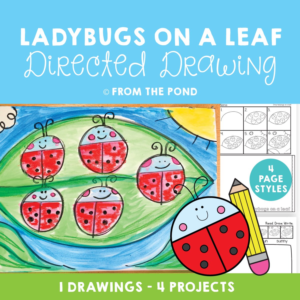 Ladybugs on a Leaf
